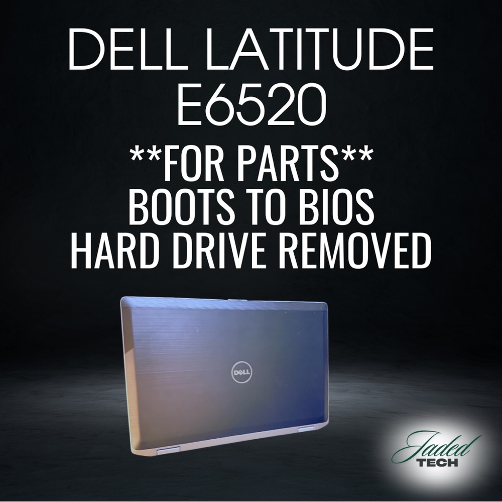 Dell Latitude E6520 i5 4GB 15.6" FHD No HDD Boots BIOS Parts Repair Laptop